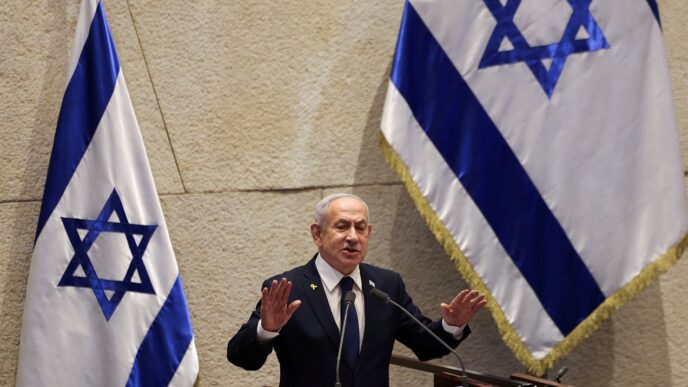 Militares israelenses em operação no sul do Líbano durante conflito regional.