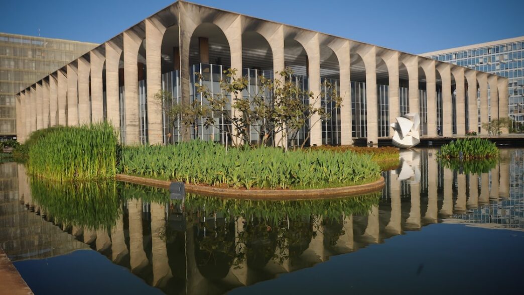 Fachada do Ministério das Relações Exteriores em Brasília.
