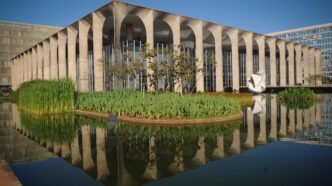 Fachada do Ministério das Relações Exteriores em Brasília.