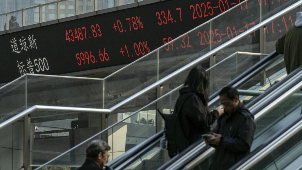 Gráfico de análise de mercado financeiro