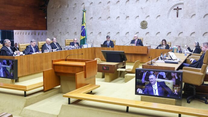 Fachada do Supremo Tribunal Federal em Brasília