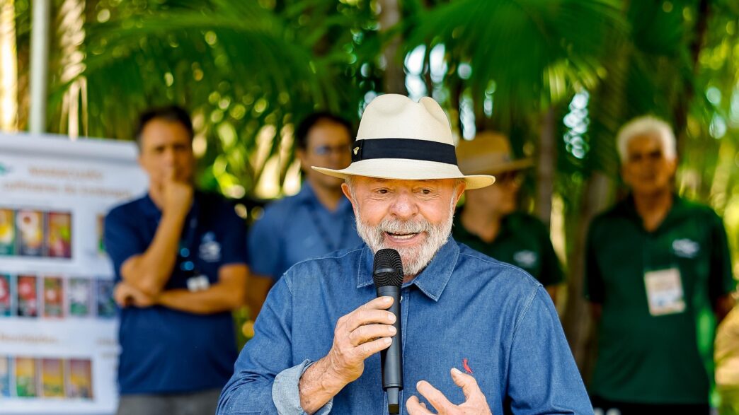 Presidente Lula em evento da Embrapa em Planaltina