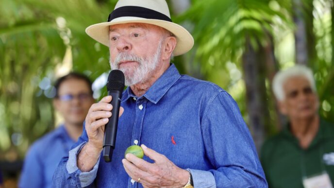 Presidente Lula durante atendimento médico em São Paulo.