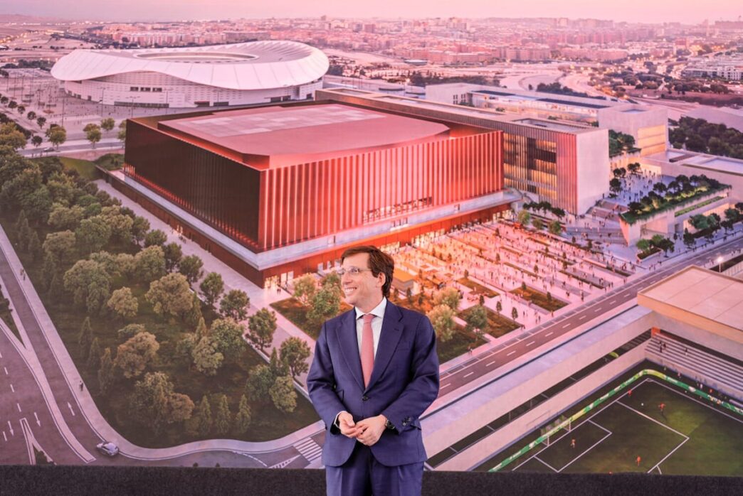 Vista aérea de novos desenvolvimentos urbanísticos em Madrid