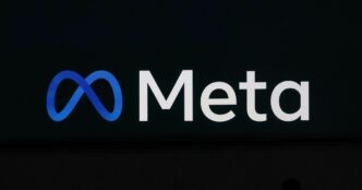 Logotipos da Meta e Amazon representando a parceria em chips de inteligência artificial.