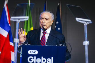 Michel Temer em evento sobre o setor de energia.