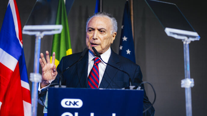 Michel Temer em evento sobre o setor de energia.