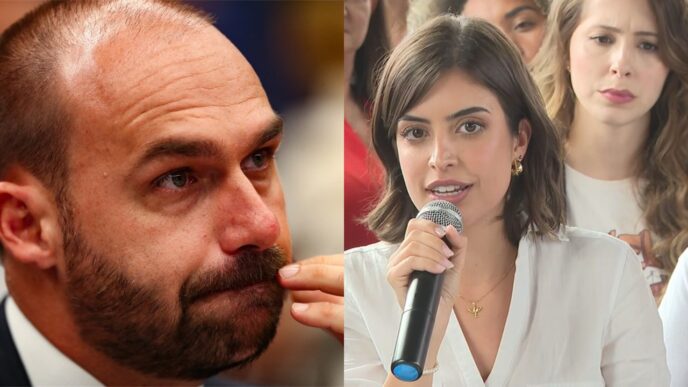 Ministro André Mendonça suspende julgamento de ação contra Eduardo Bolsonaro por difamação em contexto de Política Econômica