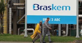 Fachada da sede da Braskem, empresa petroquímica brasileira.