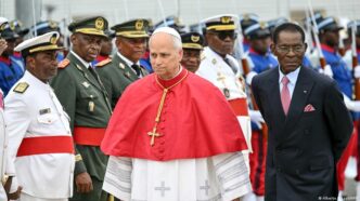 Papa Francisco celebra missa na Basílica da Imaculada Conceição em Mongomo.