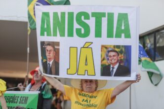 Ronaldo Caiado durante anúncio de pré-candidatura à presidência.