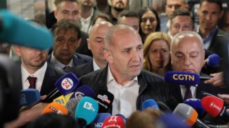 Rumen Radev comemora vitória eleitoral na Bulgária