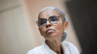 Marina Silva em evento político da Rede Sustentabilidade.