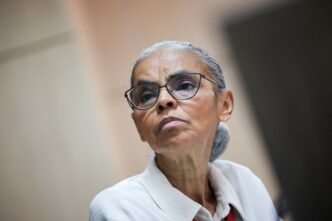 Marina Silva em evento político da Rede Sustentabilidade.
