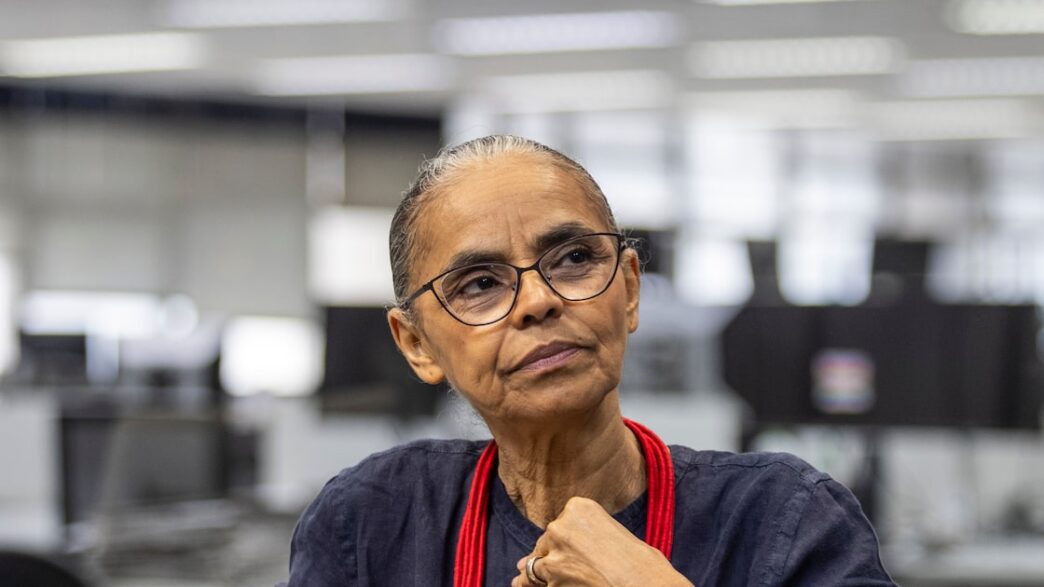 Marina Silva em evento oficial da Rede Sustentabilidade.