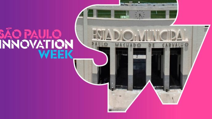 Logotipo do São Paulo Innovation Week em destaque.