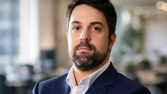 Representação visual de stablecoins e tecnologia blockchain em transações financeiras.