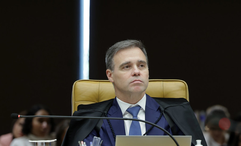 Fachada do Supremo Tribunal Federal em Brasília.