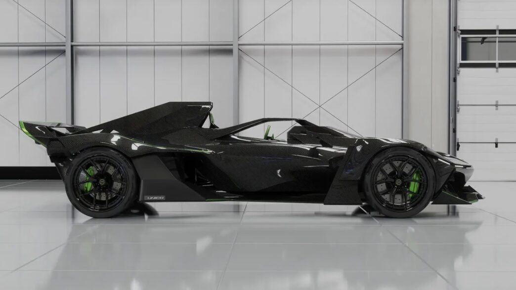 Configurador virtual do supercarro brasileiro Super Veloce Unico.
