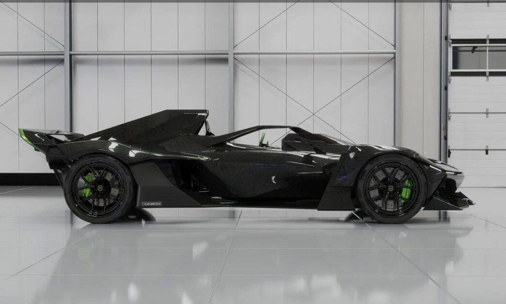 Configurador virtual do supercarro brasileiro Super Veloce Unico.