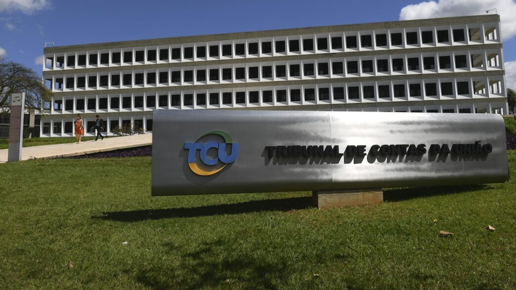 Fachada do Tribunal de Contas da União em Brasília.