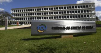 Fachada do Tribunal de Contas da União em Brasília.