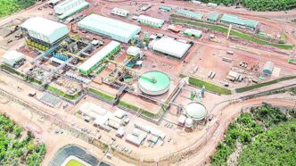 Instalações da mineradora Serra Verde em Goiás, referência na produção de terras raras.